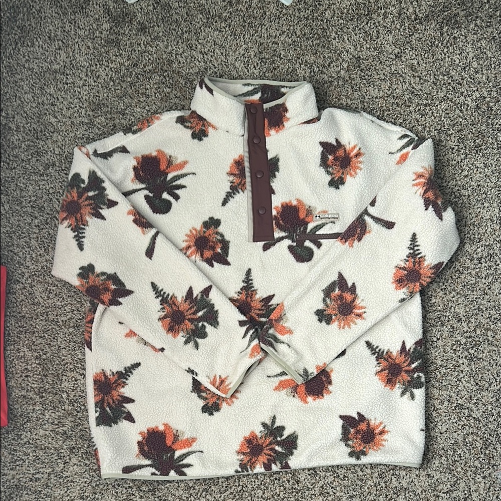Floral Patterned Sweater - image 1